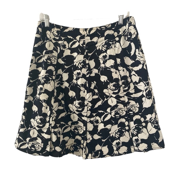 INC International Concepts Dresses & Skirts - INC International Concepts Black and White Floral Print Skirt